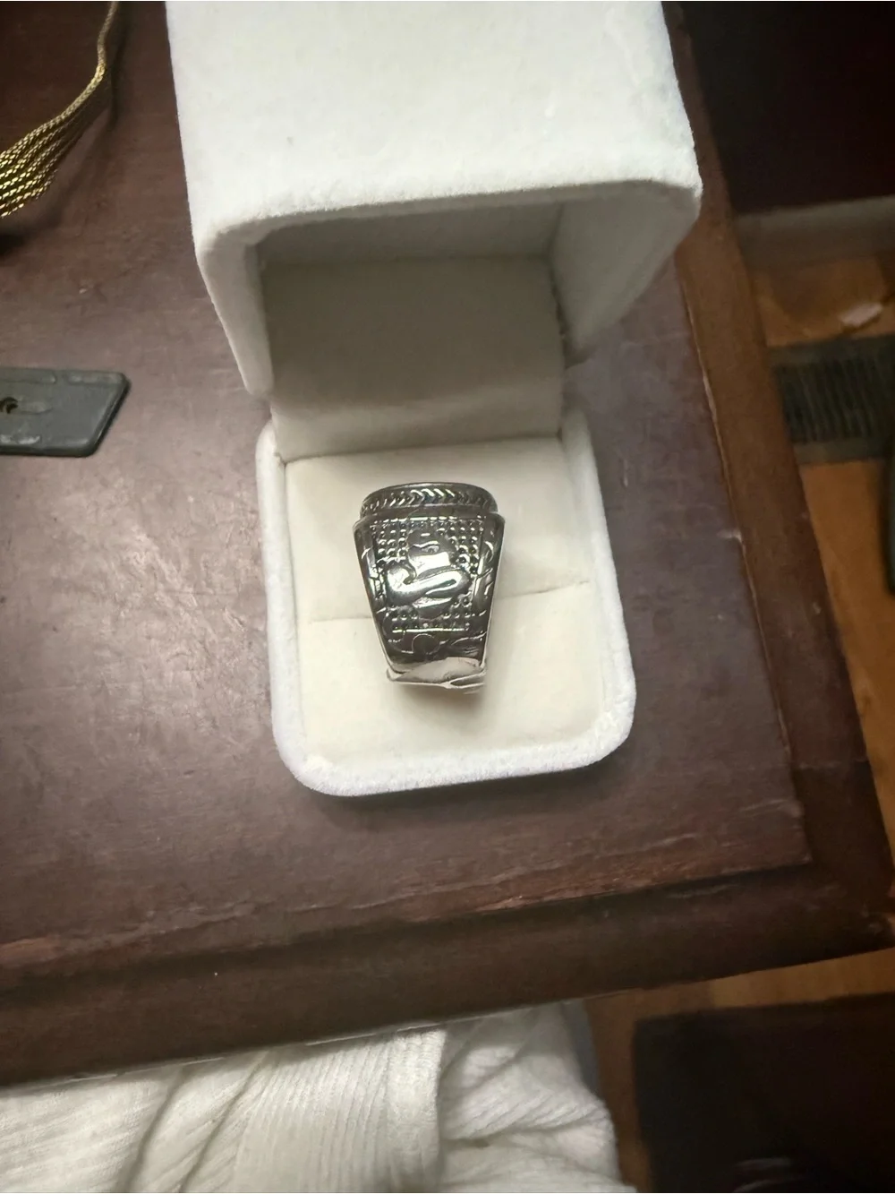 Silver Cross Signet Ring - Men’s  Fashion Jewelry